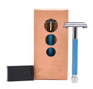 ANAAIF Rasoir d'épilation en poudre personnalisé Lame remplaçable à double tranchant Sécurité personnelle pour la beauté des poils du corps Soins personnels - Product Image 1