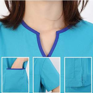 Venta al por mayor de uniformes médicos de enfermería para el hospital tejidos de moda uniformes para correr nuevo diseño con conjuntos de uniformes baratos - Product Image 5