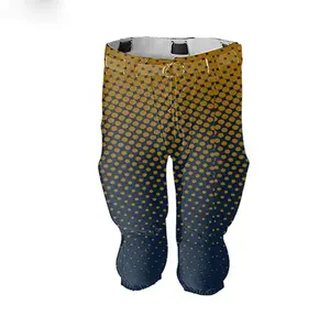 ชุดเครื่องแบบอเมริกันฟุตบอลของผู้ชายชุดสีทึบระบายอากาศได้ดีแขนสั้นที่ทนทาน - Product Image 3