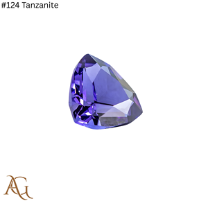 Nano Lab Grown Rough # 124 Tanzanite Bleu Violet, pierre précieuse synthétique, taille de pierre précieuse, simulée, créée en laboratoire, Nanosital - Product Image 3