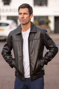 Chaqueta de Cuero para Hombre Estilo Urbano - Alta Calidad, Ecológica, Transpirable, Diseño Invernal, Opciones Personalizables, Precio - Product Image 4