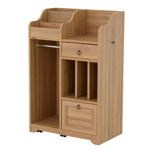 ตู้ข้างไม้ MDF สีขาวสไตล์โมเดิร์นหรูหรา พร้อมกระจก เหมาะสำหรับใช้ในห้องนั่งเล่น ห้องครัว ห้องรับประทานอาหาร โรงแรม และอพาร์ตเมนต์ - Product Image 4