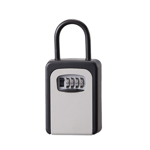 Caja de bloqueo de llaves sin instalación, caja de almacenamiento de llaves de Metal, código de combinación montado en la puerta, caja fuerte para llaves para el hogar - Product Image 5