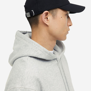 Pull Streetwear en coton de vente chaude sweat à capuche de couleur unie vierge personnalisé avec logo personnalisé - Product Image 3