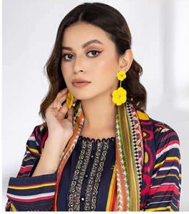 Diseñador indio paquistaní colección de verano de manga completa bordado Salwar Kameez traje cuello bordado impreso Casual fiesta - Product Image 6