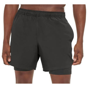 Short double couche 2 en 1 pour homme Short de gym et de fitness Short de sport pour entraînement Pantalon court de jogging à séchage rapide Vêtements de sport pour homme - Product Image 2