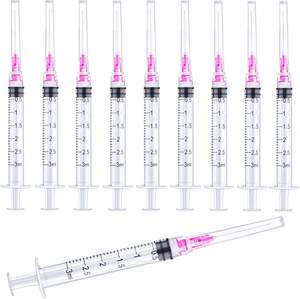 <span class=keywords><strong>Seringue</strong></span> stérile en plastique jetable 1, 3, <span class=keywords><strong>5</strong></span>, 10 <span class=keywords><strong>ml</strong></span>, Luer Slip/Lock, avec/<span class=keywords><strong>sans</strong></span> aiguilles, dents polyvalentes - Product Image 3
