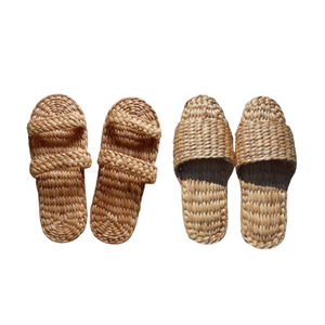 Zapatillas de Casa artesanales de alta calidad, fabricante de Vietnam, jacinto de agua, peso ligero, alta parte superior, moda, Correa alta, uso de verano - Product Image 2