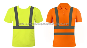 Camisas de Trabajo de Manga Larga de Alta Visibilidad con Protección Solar de Algodón, Camisa de Trabajo para Hombre con Logotipo Personalizado Reflectante de Seguridad - Product Image 4