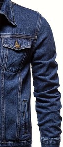 Meilleures tendances de veste en jean pour hommes Distressed Vintage Stylish and Durable Versatilité Maîtriser le look Vestes en jean pour hommes - Product Image 4