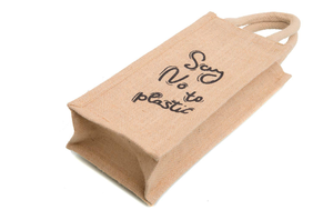 Sac fourre-tout en jute élégant pour femmes bonne qualité 100% sac à provisions réutilisable fermeture à glissière belles chaînes décoration Yute Bolsos - Product Image 4