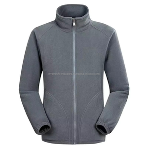 Unique Design Mens Full Sleeve Fleece Jacket Lightweight Warm Outerwear winter season front Logo Position - Product Image 3
