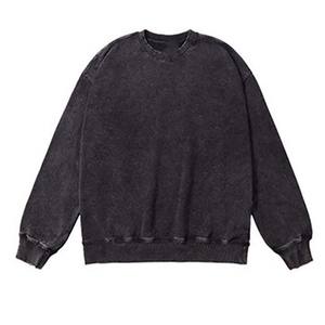 Sweat-shirt doux pour la peau pour hommes Logo personnalisé Respirant Manches longues Basics Sweat-shirt mélangé en coton pour hommes - Product Image 6