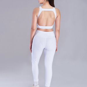 Conjunto de Yoga para Mujer Más Vendido - Diseño Sólido de Alta Calidad, 2 Piezas, Spandex/Poliéster Transpirable, Cintura Alta para Adultos, Venta al Por Mayor - Product Image 2