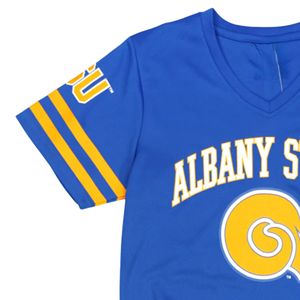 Albany State University T-shirt de football personnalisé HBCU College Team Apparel T-shirt de sport en tricot de coton pour l'été décontracté - Product Image 3
