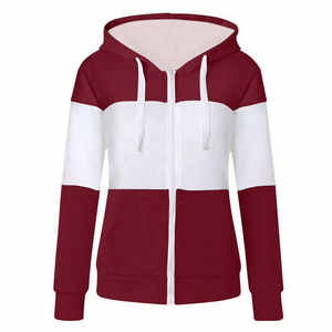 Fashion Plain Pockets Pullover Casual Hoodies Anti-pillingbreathablehodies for woman - Product Image 3