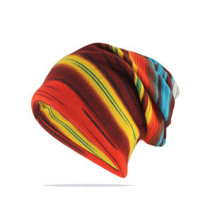 หมวกบีนนี่แจ็คการ์ดทรงสูงใส่สบายหมวกบีนนี่หมวกน้ำหนักเบา - Product Image 1