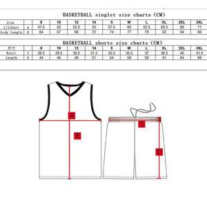 Maillots de basket-ball unisexes respirants, antibactériens, à séchage rapide, grande taille, ensemble 2 pièces avec gilet sans manches et shorts - Product Image 5