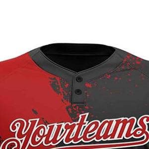 Uniforme Deportivo Personalizado de Alta Calidad 100% Poliéster para Hombre, Transpirable, de Secado Rápido, Ligero, Jersey de Béisbol y Sóftbol, Color Sólido - Product Image 3