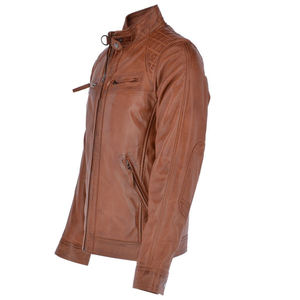 High Quality PU Leather Stand Collar Slim Plus <b>Men's</b> <b>Cardigan</b> Jacket Wholesale 5XL Casual Winter Motorcycle Jackets <b>Zipper</b> - Product Image 2