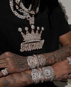 हाई-एंड लक्जरी सफेद सोना VVVs मोसानाइट ने पुरुषों के वॉच सैफायर क्रिस्टल वाटरप्रूफ स्टेनलेस हिज कलाई यांत्रिक घड़ी - Product Image 4