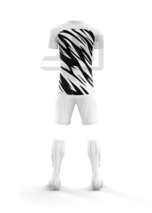 Conjunto de Camiseta y Pantalones Cortos Personalizados para Partidos de Fútbol, Premium, 100% Poliéster, Impresión por Transferencia de Calor, Tejido Transpirable Unisex para Deportes de Equipo - Product Image 6