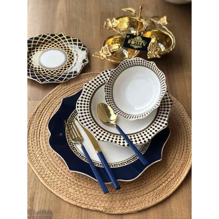 Dining Set Quadro 24 Pieces for 6 Persons