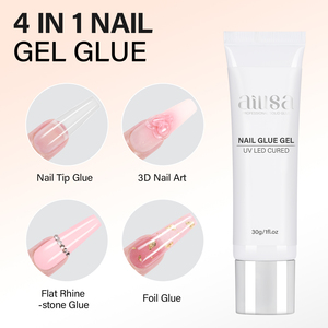<span class=keywords><strong>Colle</strong></span> à <span class=keywords><strong>ongles</strong></span> Aillsa ODM 30g non toxique, durcissable aux UV/LED, pour nail art et vernis, à séchage rapide et formule longue durée - Product Image 5