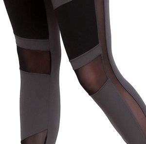 กางเกงโยคะไนลอนเอวสูงสำหรับผู้หญิงกางเกงเลกกิ้งออกกำลังกายฟิตเนสยิมนุ่มลายพื้น - Product Image 6