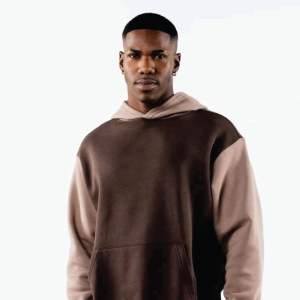 เสื้อฮู้ดผู้ชายคุณภาพดีที่สุด ผ้าฟลีซ 380GSM พิมพ์ลาย DTG ปักลายตามสั่ง รับประกันการค้า ผ้าฝ้าย 100% สีตามสั่ง มีซับใน - Product Image 3