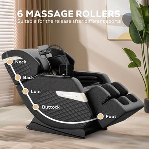 Chaise de massage de haute qualité avec massages complets des épaules, détection de la tension musculaire, commande vocale intelligente, relaxation et confort - Product Image 3
