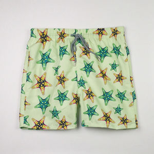 Bañador de alta calidad antiarrugas para hombre, pantalones cortos de baño de 5 pulgadas, pantalones cortos de playa con estampado transpirable de secado rápido, logotipo personalizado - Product Image 4