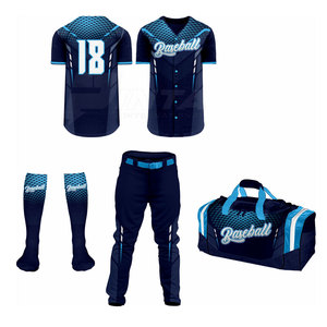 Uniforme de béisbol de nuevo estilo personalizado con logotipo propio de talla grande y características transpirables para ropa de equipo - Product Image 1