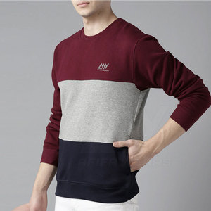 Sweat-shirts unisexes 100 % coton sur mesure, col rond épais, motif uni, impression sérigraphique, haute qualité, pour homme - Product Image 2
