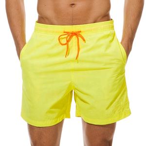 Shorts d'été en coton de couleur unie Shorts décontractés pour hommes pantalons de plage pantalons de survêtement surdimensionnés amples personnalisés pantalons courts pour hommes - Product Image 2