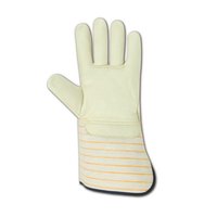 Guantes de soldadura Tig de alta calidad, guantes de soldadura de cuero de cabra