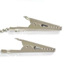 High Quality Dental Napkin Holder <b>Bib</b> <b>Clips</b> Flexible Neck Ball Chain Surgical Crocodile <b>Clips</b> - Product Image 4