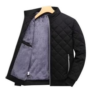 Winter <b>Jacket</b> <b>with</b> Plush <b>Fleece</b> <b>Lining</b> <b>Jacket</b> for Man Lightweight Warm and Stylish Outerwear for Men - Product Image 1