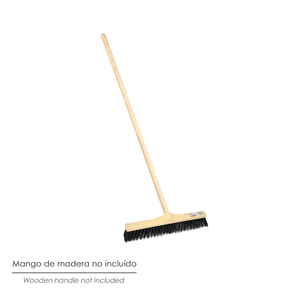 Industrial Sweeping Brush with Rigid PVC Bristles. Polypropylene Handle, 50 cm. (Handle Not Included) - Product Image 5