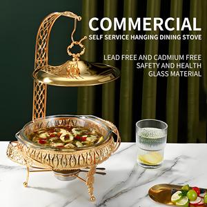 Plat à réchaud professionnel classique en acier inoxydable |   Durable et écologique pour les banquets, les mariages et les événements d'entreprise - Product Image 3