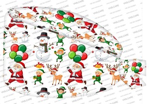 Women's Nursing Scrub Caps Adjustable Surgical Head Cover with Buttons <b>Sweatband</b> Customizable Material & Color Manual Vaslcare - Product Image 5