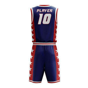 Conjunto de Uniforme de Baloncesto Talla Grande, Transpirable, de Secado Rápido, Antibacteriano, OEM, Venta al por Mayor, Personalizado, Alta Calidad, 100% Poliéster - Product Image 3