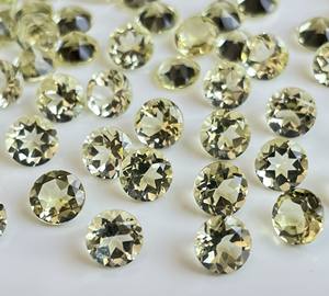 Cuarzo Limón Natural Redondo de 3 mm, Corte Facetado, Calidad AAA - Cuarzo Limón Natural de Primera Calidad - Product Image 6