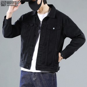 เสื้อแจ็กเก็ตผ้ายีนส์แนวสตรีทพลัสไซส์ระบายอากาศได้ดีคลาสสิกใส่ได้ทุกเพศเสื้อแจ็กเก็ตยีนส์สำหรับผู้ชาย - Product Image 2