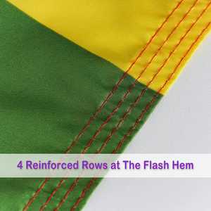 Bandera del Orgullo LGBT de 4x6 pies, Bandera de la Comunidad Gay, Lesbiana, Bisexual y Transgénero, Colores Vivos, Resistente a los Rayos UV - Product Image 5