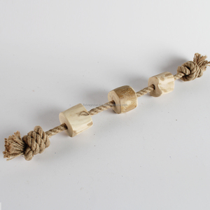 Jouet à mâcher en corde de bois de café pour chien, fabriqué au Vietnam, vente en gros, corde naturelle favorisant la mastication, les soins dentaires et le soulagement du stress - Product Image 6