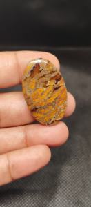 Agate brune naturelle turque, cabochon, pierre précieuse pour la fabrication de bijoux |   Pierres d'agate polies en gros - Product Image 6