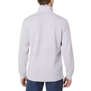 2025 haute qualité Logo personnalisé coton à manches longues demi Zipp sweat nouveau Design hommes demi Zipp sweat - Product Image 2