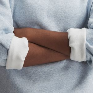 Sweat à capuche en polaire tricoté pour femmes grandes tailles, doux, respirant, manches longues, confortable, coupe décontractée, couleurs personnalisées brodées, OEM ODM - Product Image 5