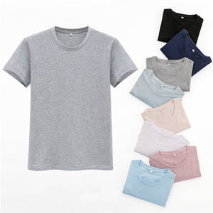 Camiseta Lisa de Alta Calidad, MOQ Bajo, Camiseta Lisa de 180 g/m², Algodón, Cuello Redondo, Camisetas para Hombre para Actividades al Aire Libre, de Bangladés - Product Image 3